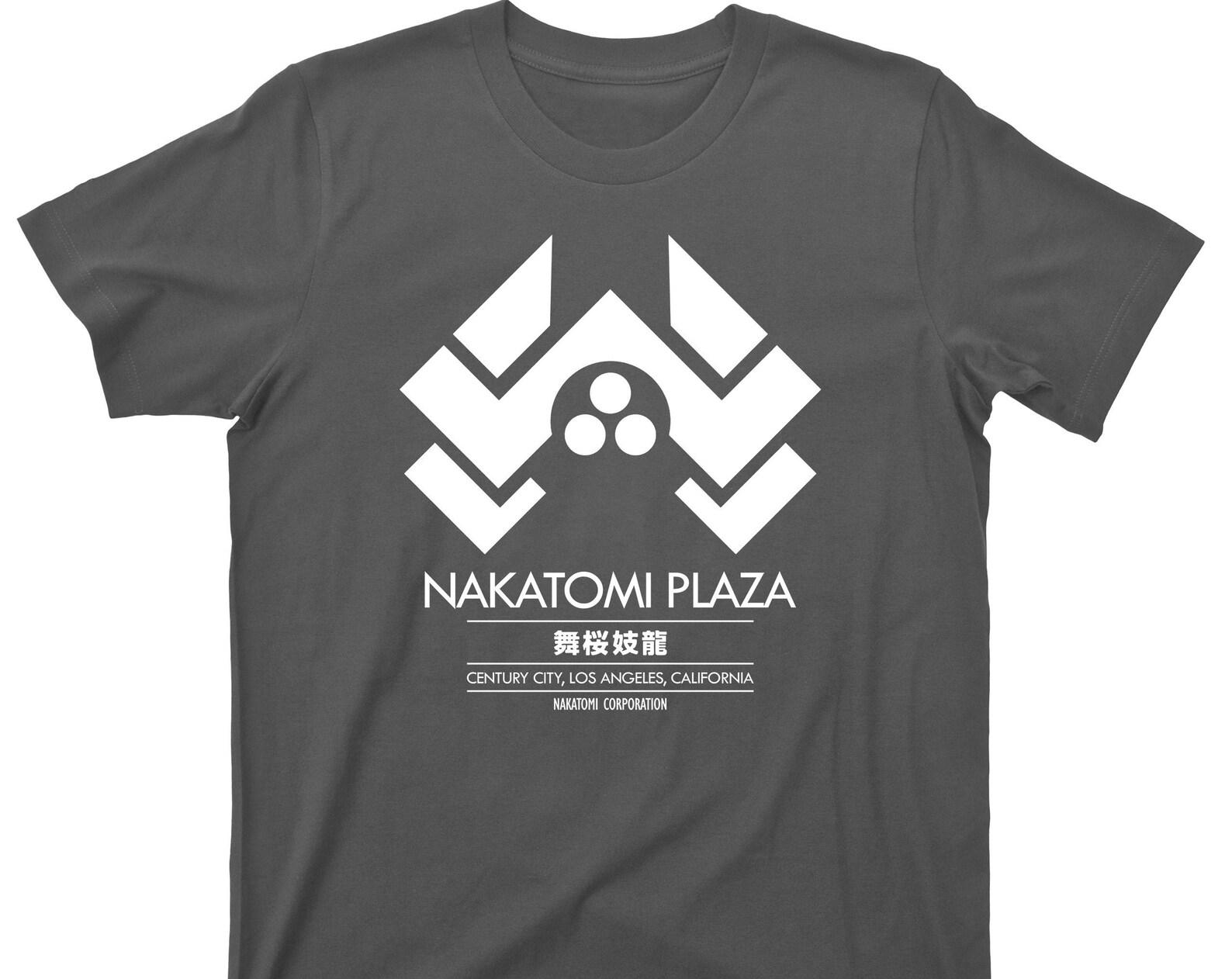 Nakatomi Plaza T Shirt - Die Hard Graphic TShirt L