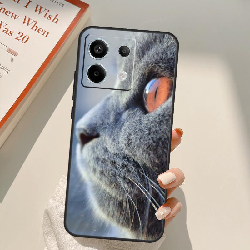 British Shorthair Cat Funda For Xiaomi Redmi Note 13 14 9 10 12 11 15 Pro Plus Case For Redmi 15 C 12C 13C 14C 10C