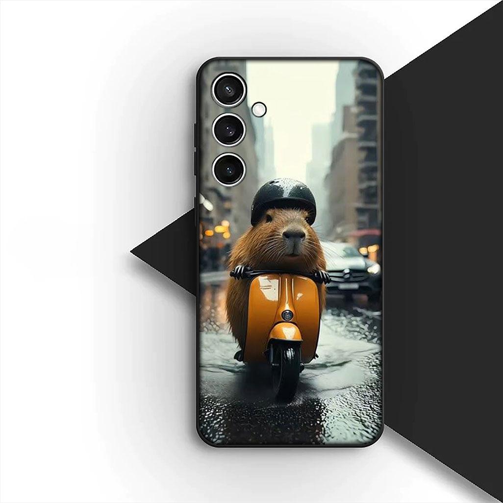 

Casing for Apple iPhone 12 13 Pro Max Mini ProMax X XR Air 13Pro XS Phone Cover Protective Case Cartoon Capybaras iPhone XR