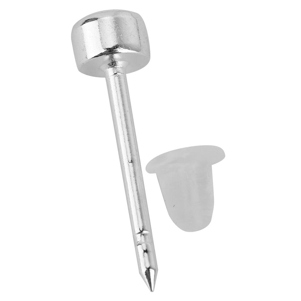 98pcs Metal Ear Stud Ear Cap Earnuts Piercing Tool Earrings Jewelry Accessories Set