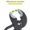 Water Pump Pliers 8Inch/10Inch/12Inch Wide Opening Plumbing Pliers Quick Adjustment Pliers Lock Pliers Tool