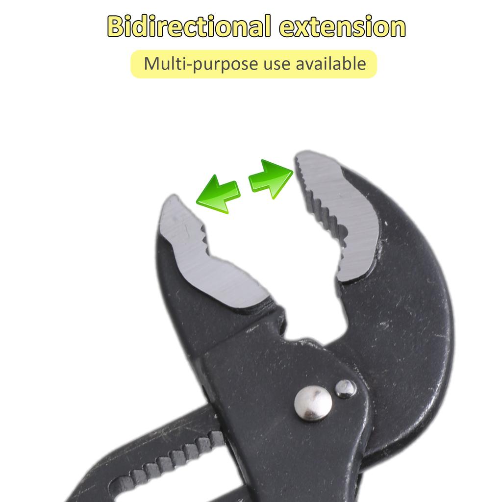 Water Pump Pliers 8Inch/10Inch/12Inch Wide Opening Plumbing Pliers Quick Adjustment Pliers Lock Pliers Tool