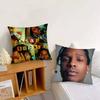 Rapper A-ASAP R-Rocky Pillow Case Square Pillow Bedroom Sofa Leisure Comfort Cushion Car Living Room Home Decoration