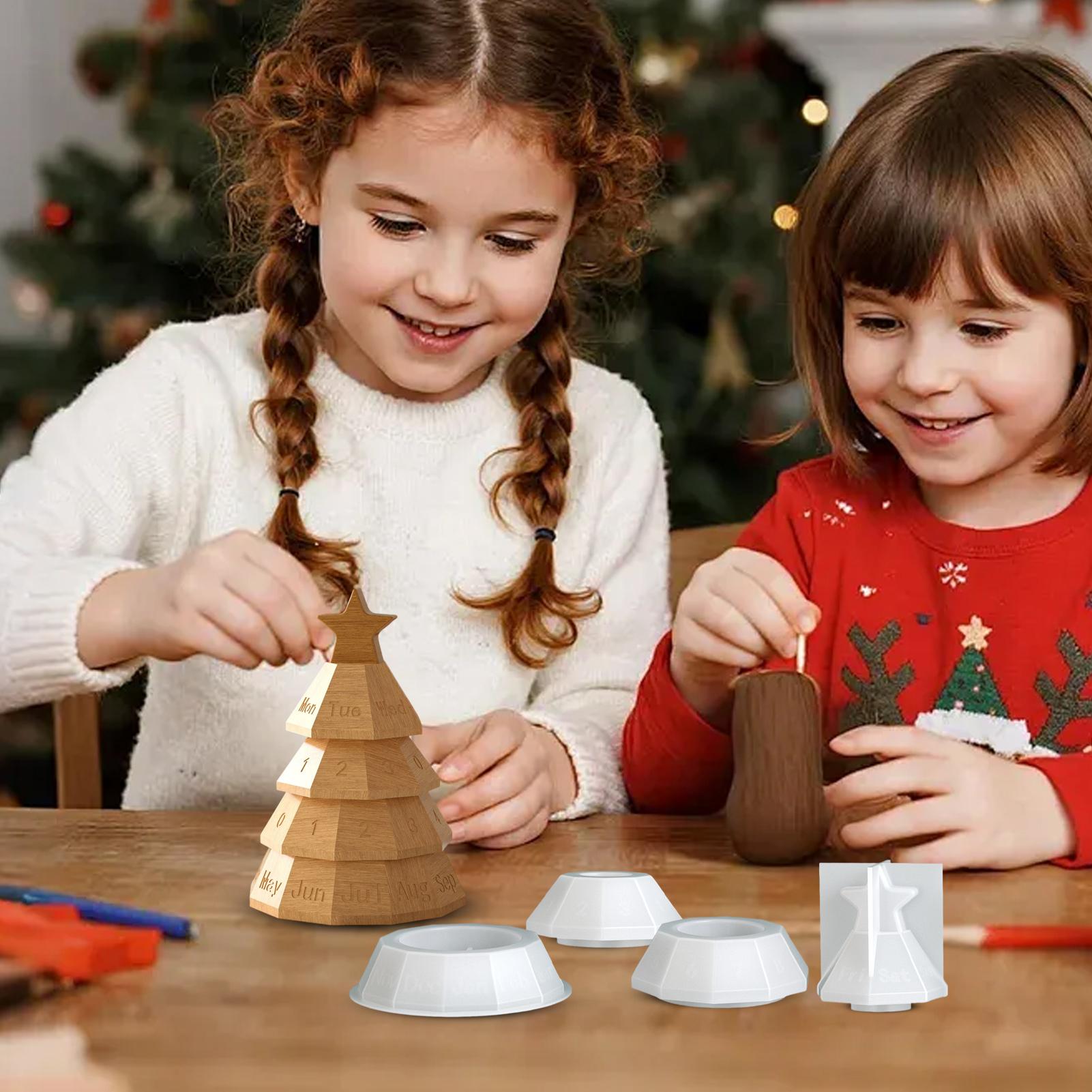 

Mystical Stacking Christmas Tree Candle Jar Silicone Mold with Lid Handmade Concrete Candle Vessel Mould Silicone Mold China Mainland