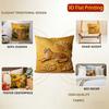 Tropical Tiger Embossed Throw Pillow Covers Pattern Cushion Cover Suitable For Sofa Bedroom Car Pillow Cover