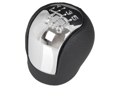Opel Vectra C 02-08 Gear Shift Knob 6 SPEED ECO LEATHER + CHROME