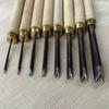 1pc 1mm-8mm V Type Exposedness Triangle Chisel Woodworking Chisels Hand Wood Carving Knives