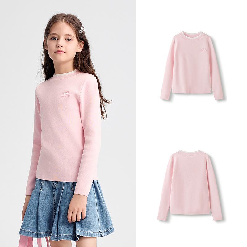 Balabala Girls Sweater - 2025 Spring/Autumn Collection Pullover 120 cm