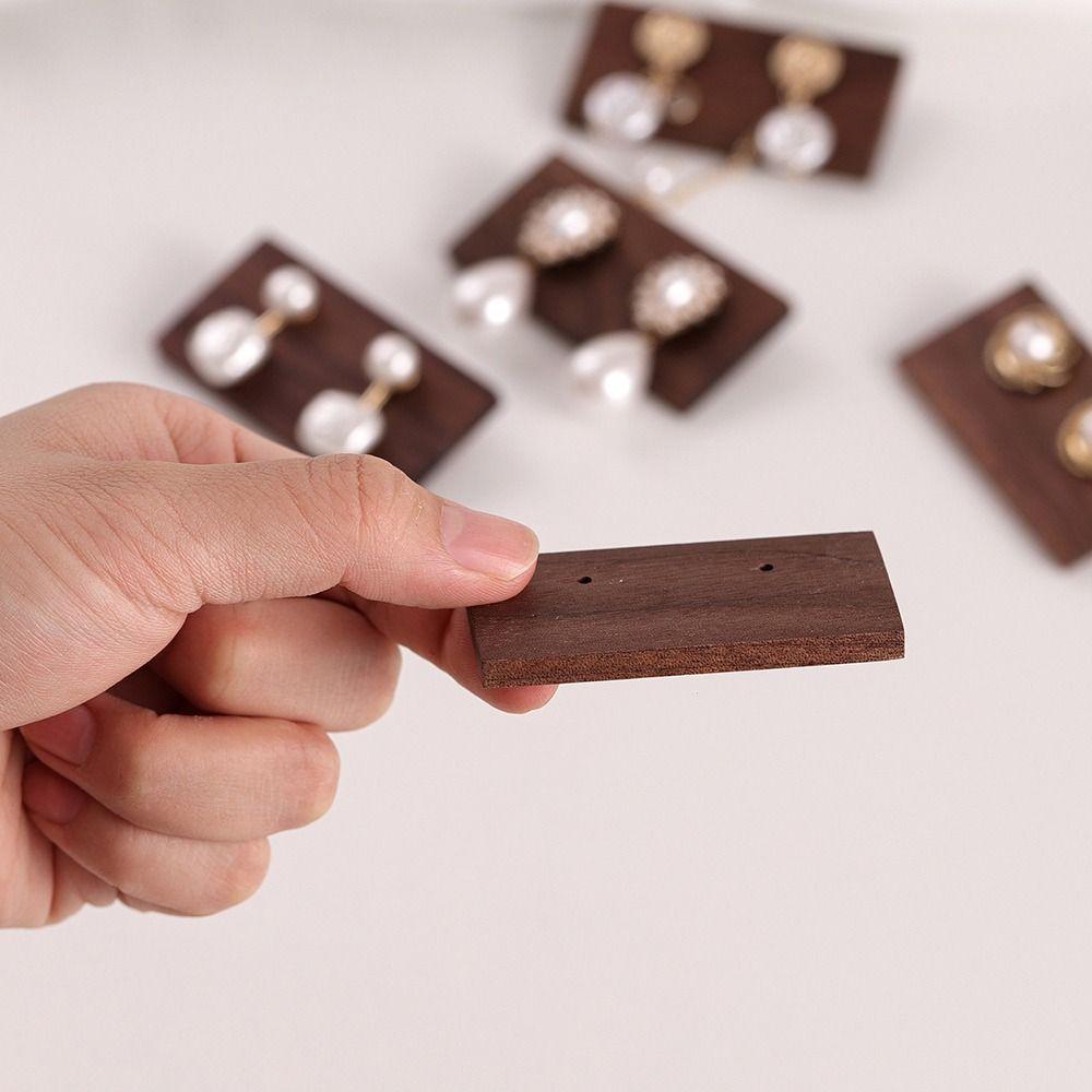 Jewelry Display Wood Pendant Photograph Props Fashion Accessories Earring Display Card  Girls