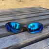 Juliet Polarized Metal Frame Roasted Gray Cycling Glasses Fishing and Mountaineering Sunglasses