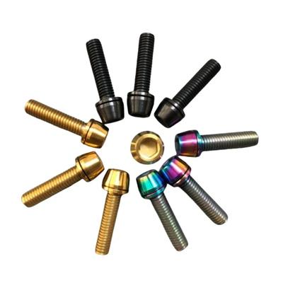 Bicycle Steering Handlebar Stem Screws Bolts M5 M6 20mm Colorful Stainless Steel Bike Spacers Hot Sale