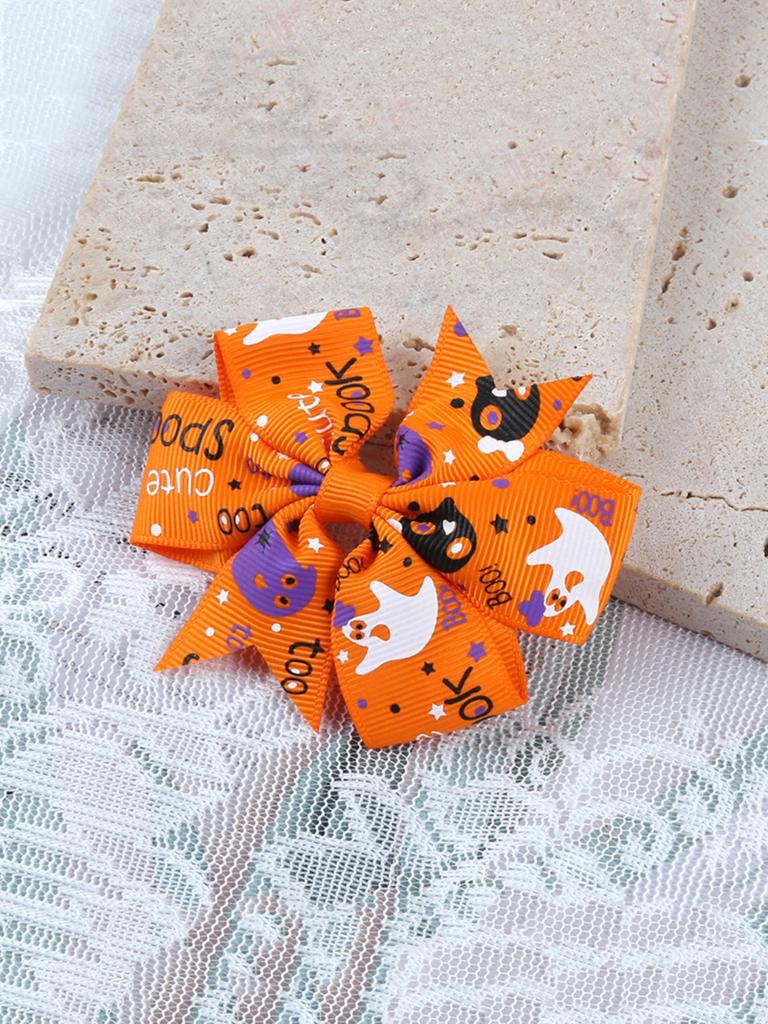 Halloween Party Fun Spider Pumpkin Hairpin Cartoon Black Cat Little Ghost Hairpin Girl Happy Halloween Dress Up Hairpin