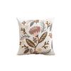 Flower Pillow Cover Towel Embroidered Pastoral Style Sofa Pillow Core-Free Bedside Cushion Office Waist Pillow Cover