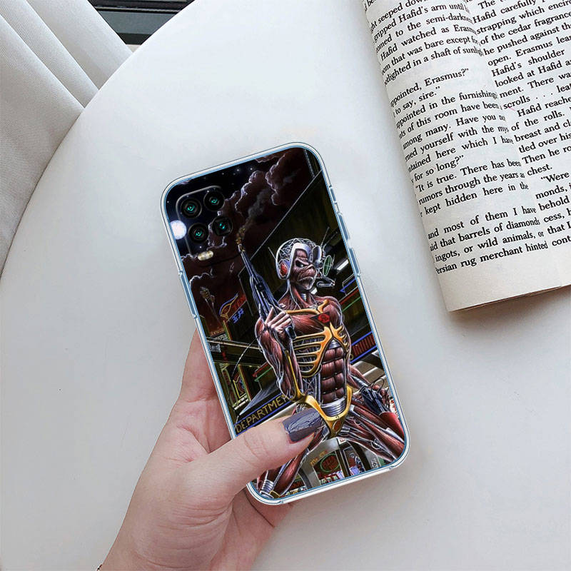 JO32 Iron M-Rock Maiden Phone Case for Motorola E22S E7 G6 G7 G8 G9 Plus Power Play G10 G20 G04 E30 E40 E22 E20 E13 G22 G23 G Stylus Play