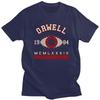 1984 George Orwell Quotes Tshirt Men Women Short Sleeves Fashion Casual Clothing Summer Loose Oversized 100 Cotton Tee Tops