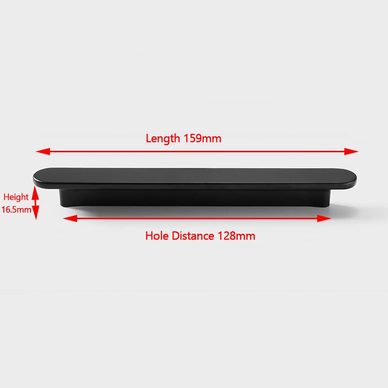 NAIERDI Zinc Alloy Cabinet Handles Nordic Gold Black Drawer Knobs Wardrobe Door Handles European Furniture Handle Hardware