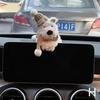 Cute Dog Car Wiper Doll Personalized Car Plush Doll Decoration Creative Gift Car Interior Decoration Accessories