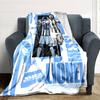 Leo Messi Artwork Blanket Ultra-Soft Great for Office Livingroom Sofa All-Season Use Playful Design Perfect Gift for Relatives and Friends