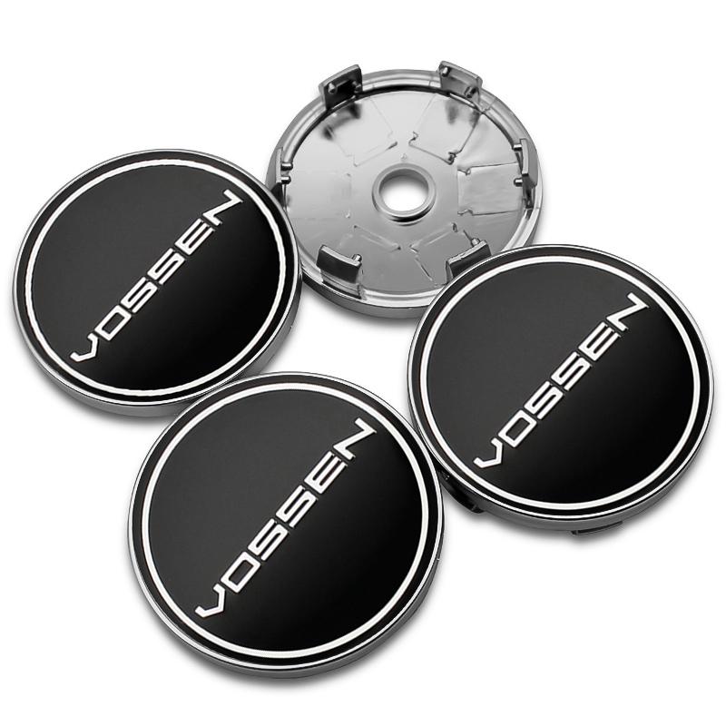 4 τεμ. 56mm 60mm Vossen Λογότυπο Σήμα Κέντρο Τροχού Κάλυμμα Κέντρου Ζάντας Αυτοκινήτου Καλύμματα Κέντρου Τροχών Αυτοκόλλητο Έμβλημα Αξεσουάρ Στυλ Αυτοκινήτου