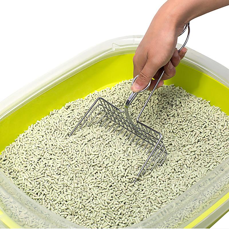 Buy Extendable Cat Litter Scoop Shoveling Shit Tool Stainless Steel Cat Supplies at affordable