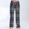 Womens Pajama Pants Sleepwear Casual Drawstring Elastic Waist Pants Comfy Straight Yoga Loose Trousers