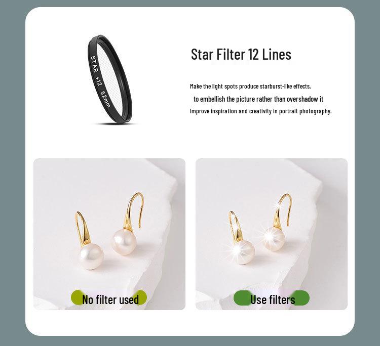 Apple iPhone 13 Pro Lens Filter Case - 52mm CPL Lens Set