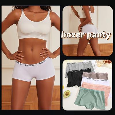 High Waist Cotton Panty for Women  Boxer Panties Comfortable Briefs Woman Underpants Breathable Lingerie