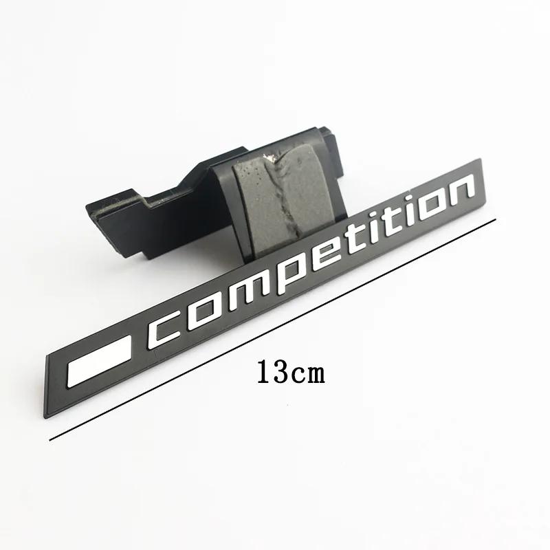 3D ABS Car Trunk Emblem COMPETITION Bar Underlined Emblem for BMW M2 M3 M4 M5 M6 M8 X2M X3M X4M X5M X6M X7M Badges Sticker