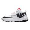 Nike Team Hustle D8 GS Just Do It Kids Sneakers White Black Light-Crimson AQ9977-100