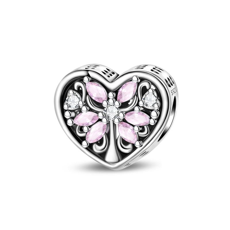 Sweety 925 Silver Birthday Cake Crown Heart Butterfly Sunflower Charms Beads Fit 3mm Bracelets DIY Fine Jewelry Making