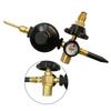 Air Flow Inflator Regulator for CGA580 Tank Valve Helium Balloon Filler 0-3000PSI Balloon Helium Tank Regulator Filler
