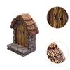 Verzauberte Gartentür Harz Miniatur Eingangsbereich Dekor Märchenland Accessoire für Draußen