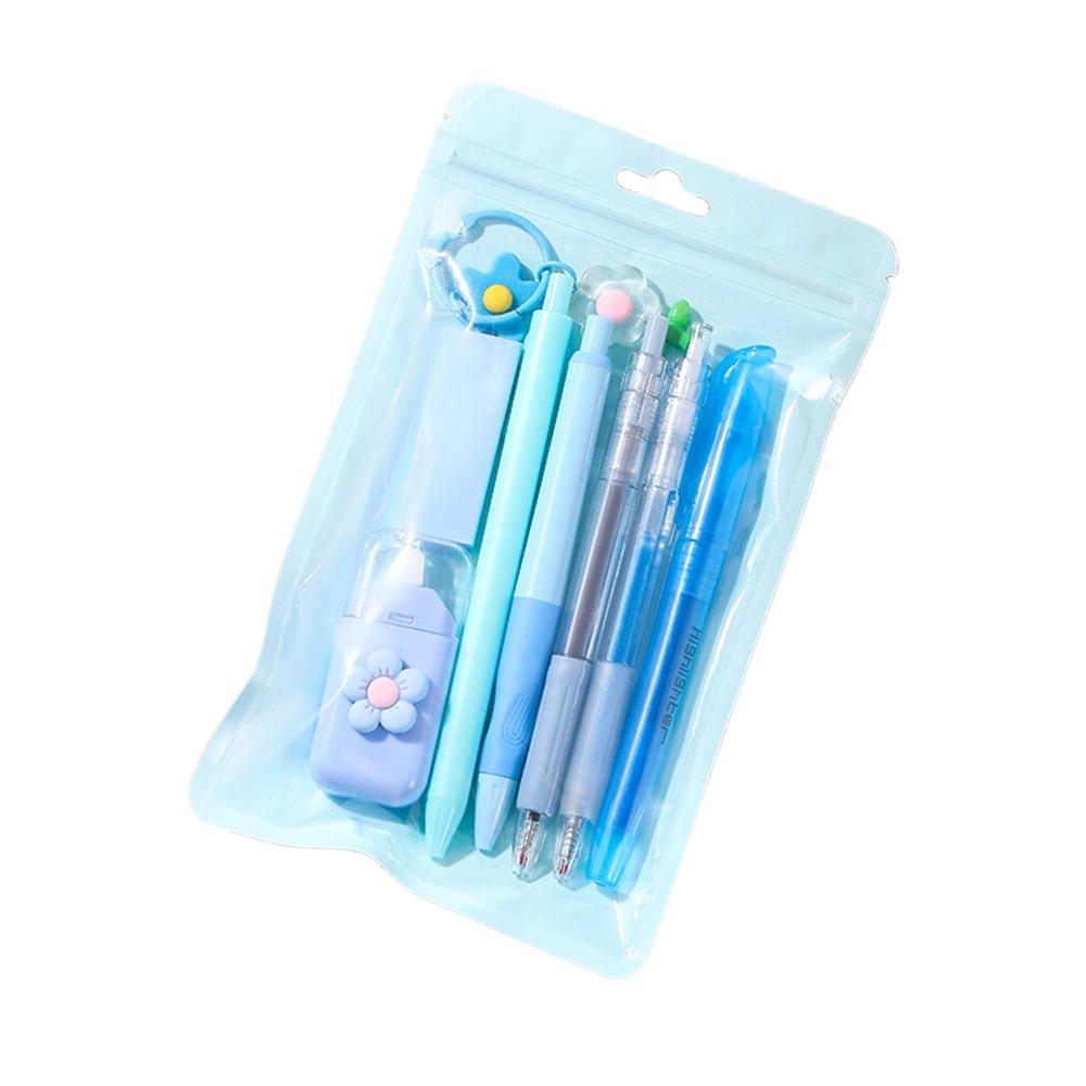 8-in-1 Gelstift Macaron-Farbe Textmarker INS Radiergummi Geschenk für Schüler