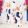 Women Plus Size Printed Two Piece Set Round Neck Sleeveless Bodycon Dress Long Sleeve Open Front Cardigan