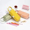 Penbag Colorful Large Capacity Pencil Cases Korea Fabric Pen Box Pouch Case School Office Stationary Supplies Women Cosmetic Bags