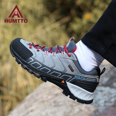 Hiking Shoes Leather Water-Resistance Sneakers for Women Breathable Non-slip Trekking Women's Sneakers