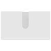 Bathroom Furniture Set with Door 3 Pcs White Wood Based Material & Metal