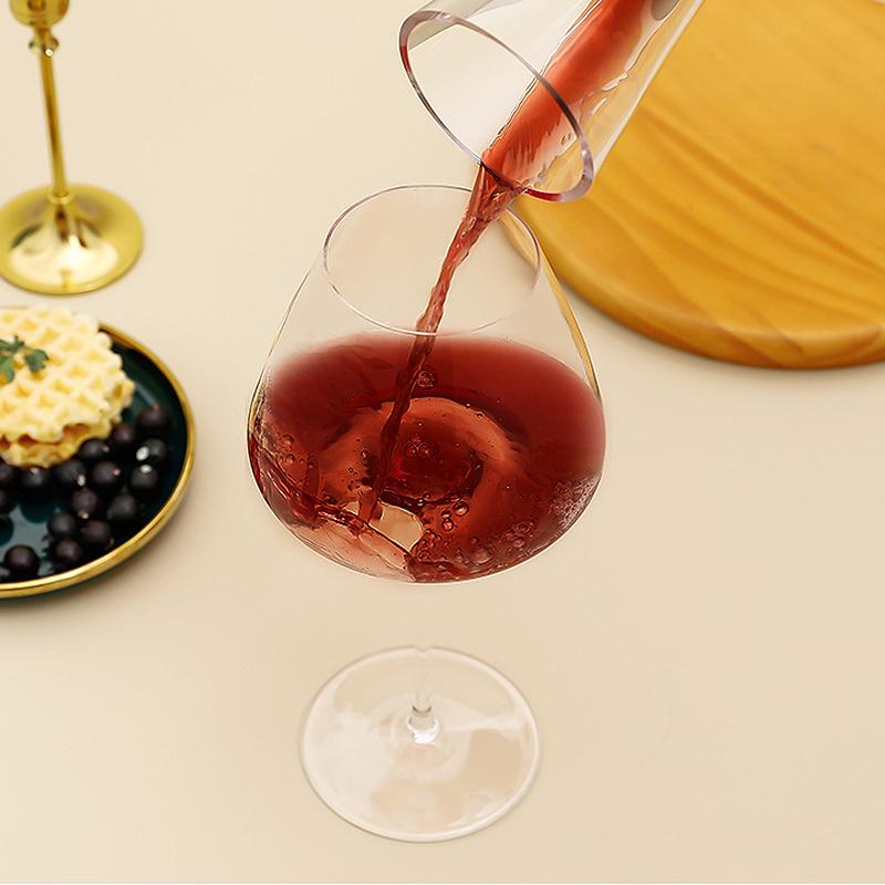 2PCS High-end Large Capacity Bordeaux Burgundy Red Wine Glass Cup Bar Restaurant Wedding Party Wine Set Household Drinkware Gift