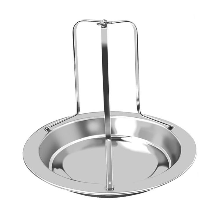 

Решетка для барбекю из нержавеющей стали для курицы со съемным подносом