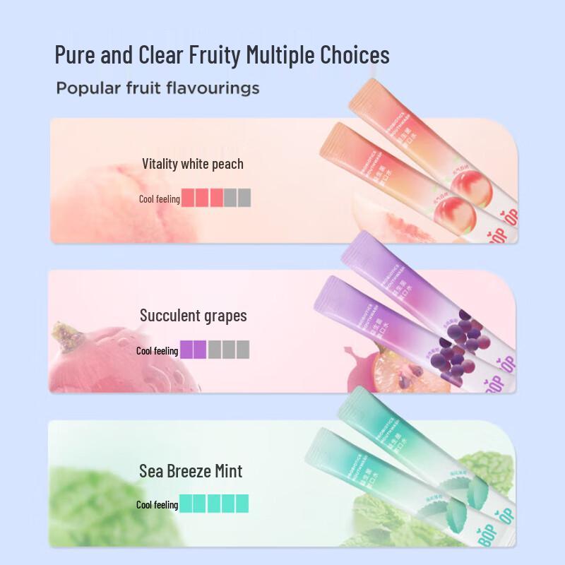 Pop Probiotic Mouthwash - Mixed Fruit 15-Pack