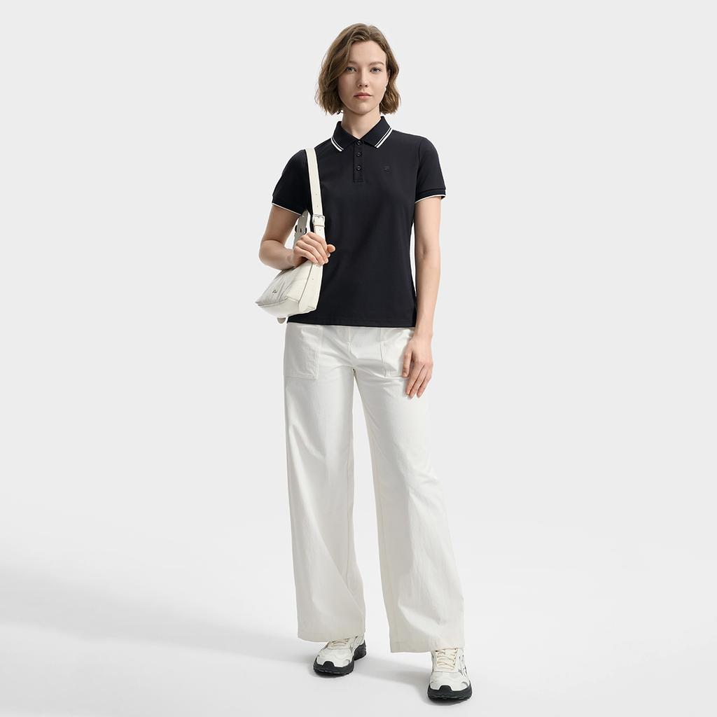 New FILA WHITE Polo Shirts Women's Legend Blue NV F11W533108F-NV