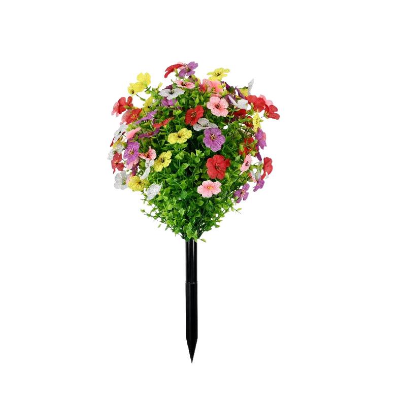 Eucalyptus Violet Potted Flower Arrangement for Garden and Home Decor