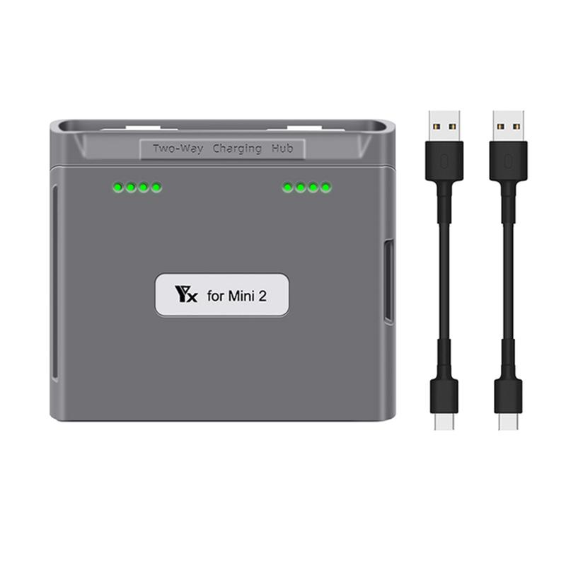 Newest Fast Smart Battery Charger with USB Port Battery Charger for DJI MINI 1/MINI Drone Battery Charging Hub
