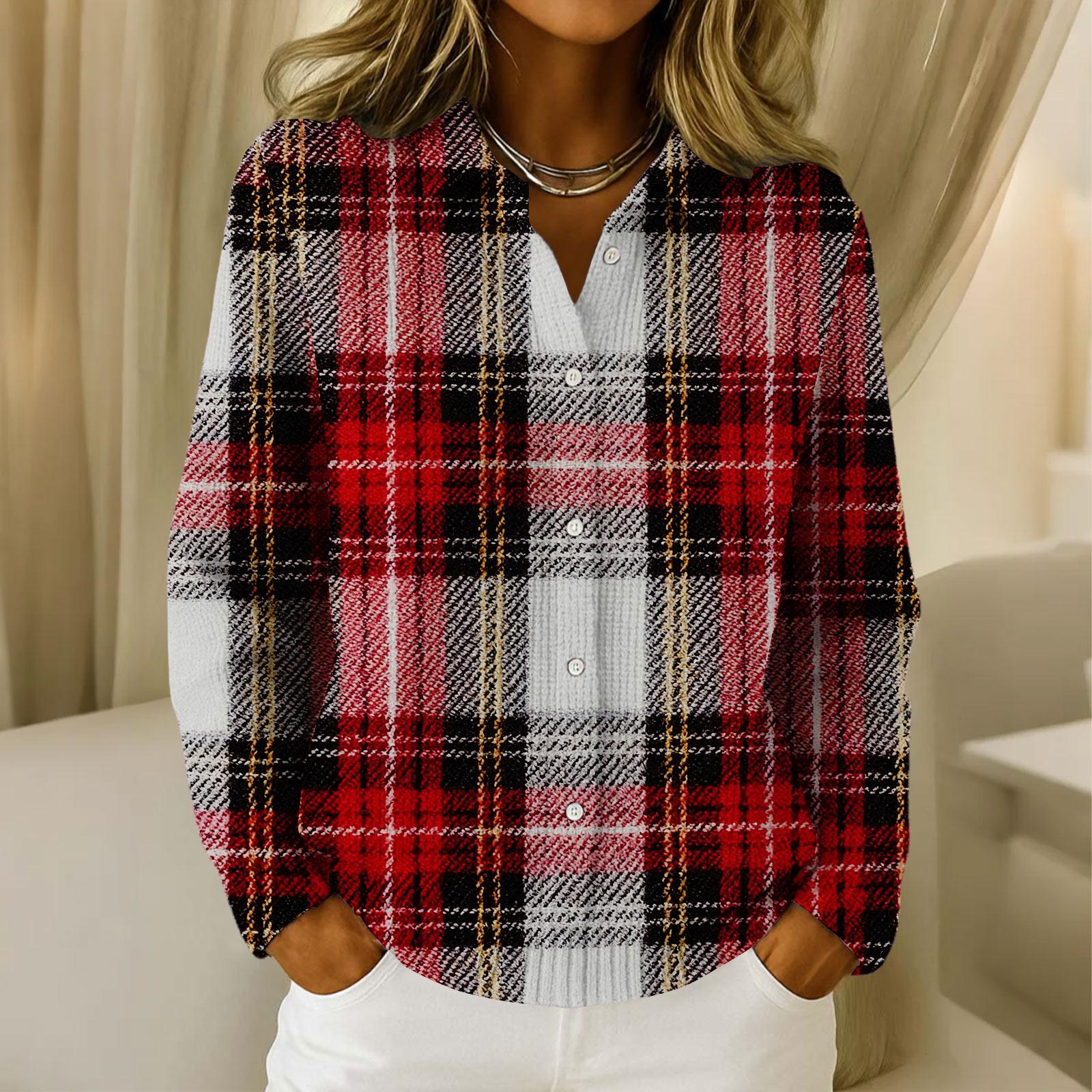 

Women s Striped Color,blocked Knitted Coat With Lapel XL червоний