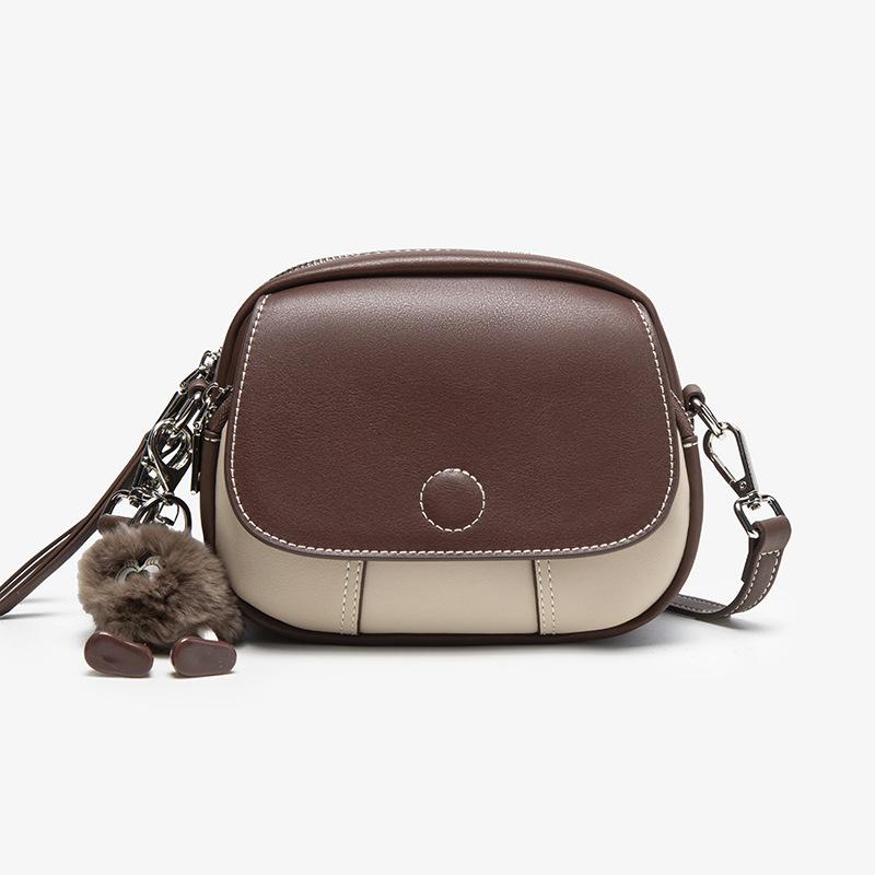 Premium Foreign Style Bag Women's 2025 New Niche Messenger Bag Women's Mini Small Round Bag Single Shoulder Women's Bag Trendy Backpack
