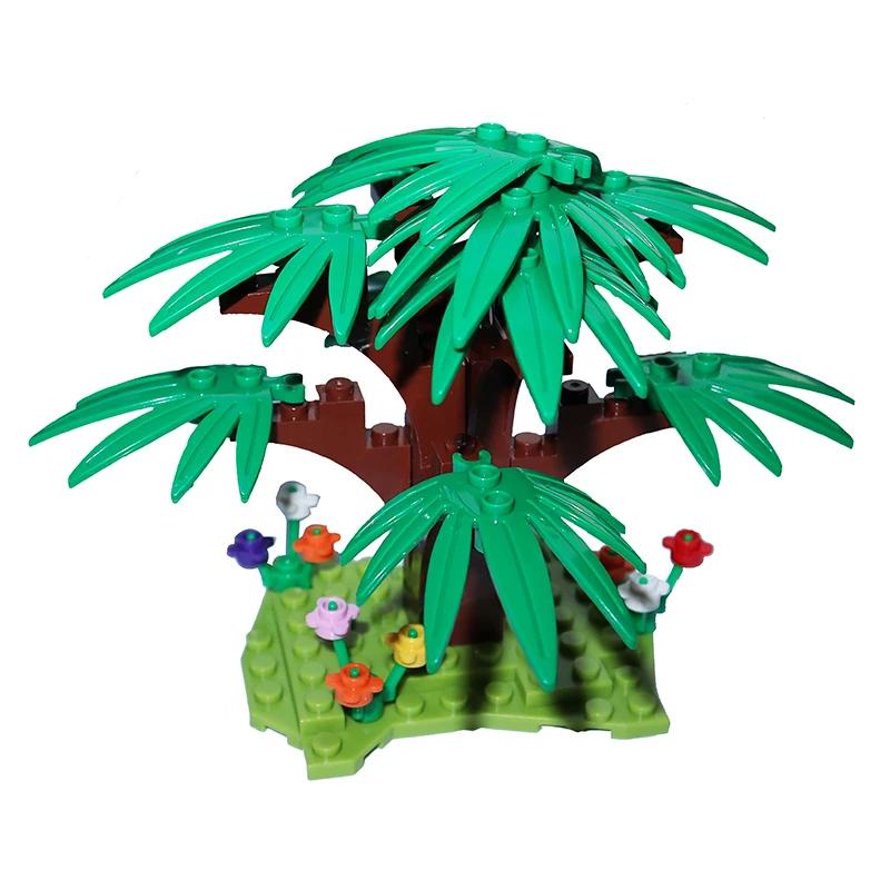 

MOC City Street Plants Tree Stem Grass Flower House Garden Accessories DIY Parts Bricks Toys for Kid 2339 30239 3741 33291