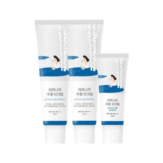 (Lound Lab) Round Wrap Shirokaba Moisture Sunscreen 50ml 1+1 Plan (+20ml) UV SPF50+ PA++++