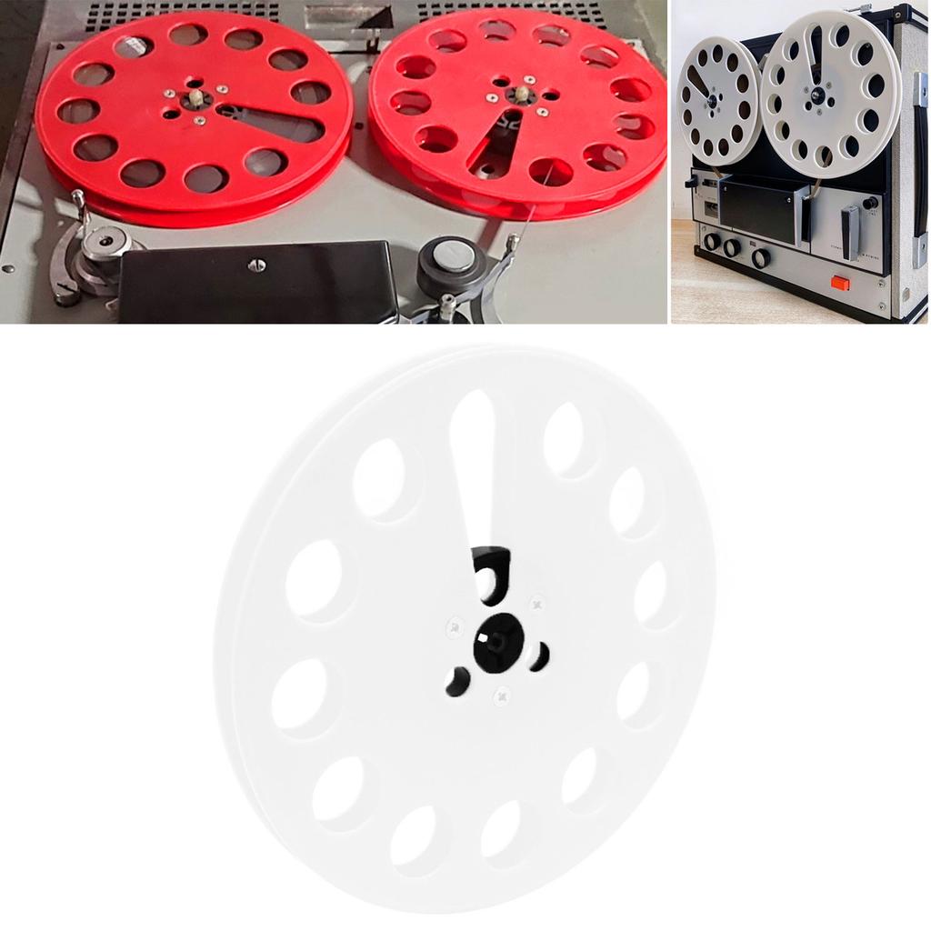 Professional Reel Multiple Hole Design Takeup Reel For 1/4Inch 7Inch Open Tape Recording Disk Accessory Plasic