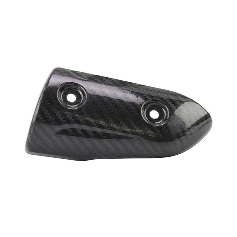Motorcycle Exhaust Pipe Cover Carbon Pattern Anti-Scald Cap Heat Shield Cover For BMW G310R Carbon fiber pattern