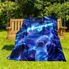 1pc Football Star Mbappé Outdoor Blanket Lightweight Flannel, Soft & Warm, All-Season Use for Sofa, Outdoor, Camping, Living Room, Office004